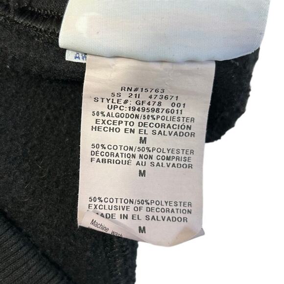 Champion Powerblend Fleece Joggers Pants Women's Sz M Black Drawstring Waist - Picture 6 of 7